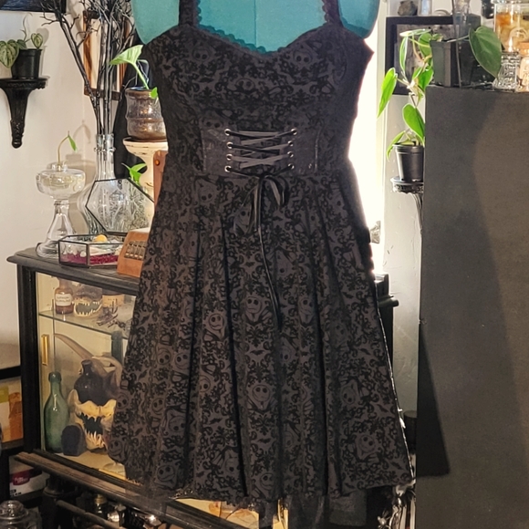 Hot Topic Dresses & Skirts - The Nightmare Before Christmas Flocked Dress